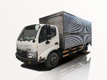 XE TẢI HINO DUTRO 4T5 THÙNG KÍN BỬNG NÂNG - XZU342L