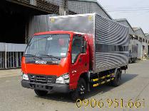 Bán xe tải Isuzu thùng dài 4m4, tải 2.4 tấn, giao xe ngay