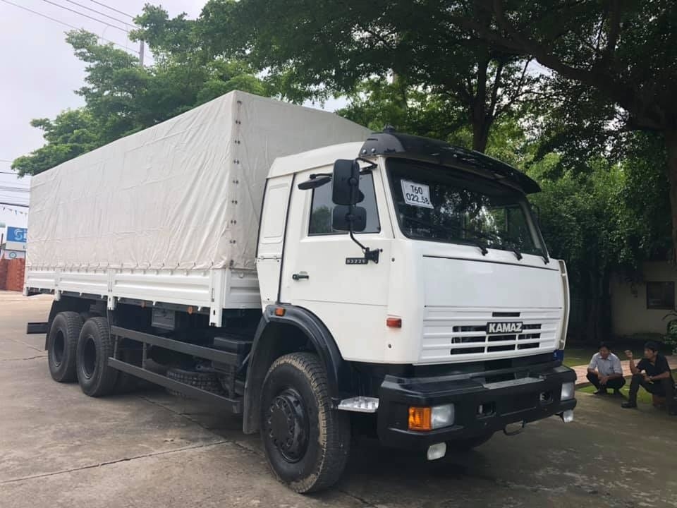 Tải thùng Kamaz 15 tấn | Bán xe tải 3 chân Kamaz 53229 thùng tại Bình dương [ Trả góp]