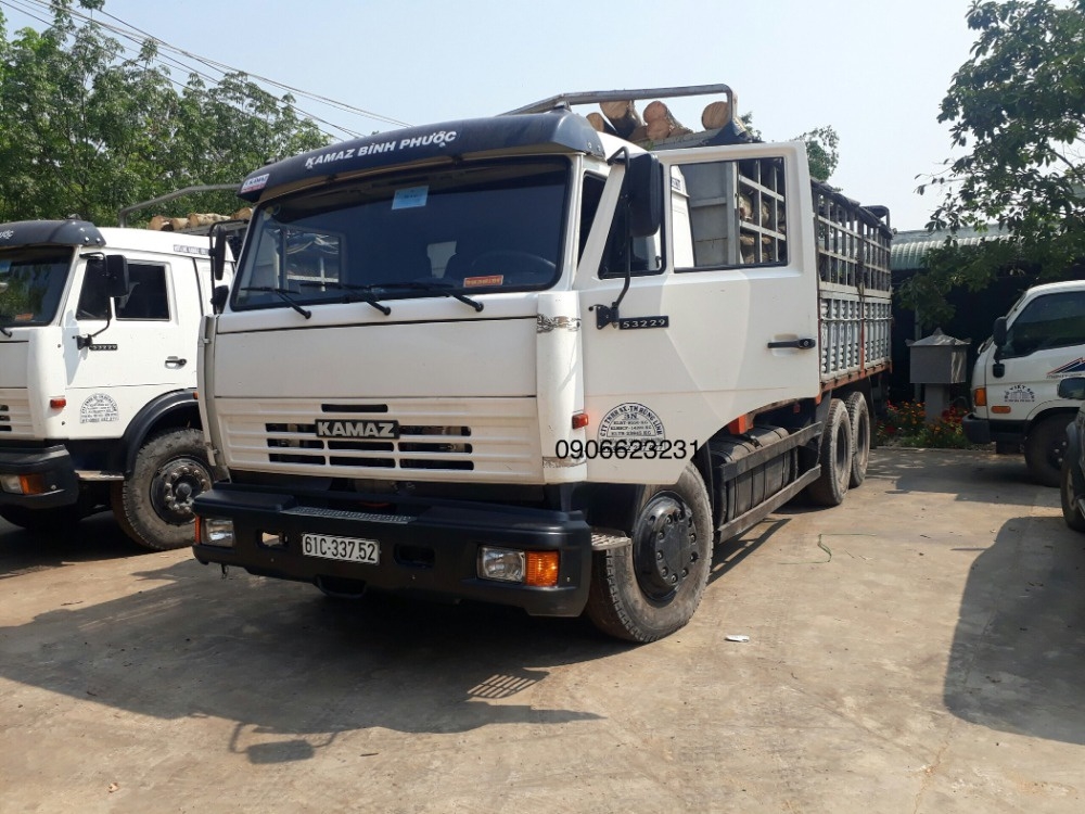 Tải thùng Kamaz 15 tấn | Bán xe tải 3 chân Kamaz 53229 thùng tại Bình dương [ Trả góp]