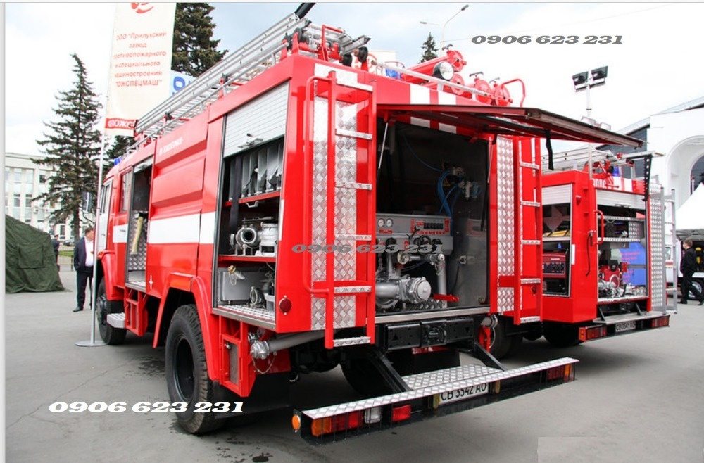 Xe cứu hoả Kamaz 43253 (Euro 4) / Bán Xe chữa cháy Kamaz nhập khẩu