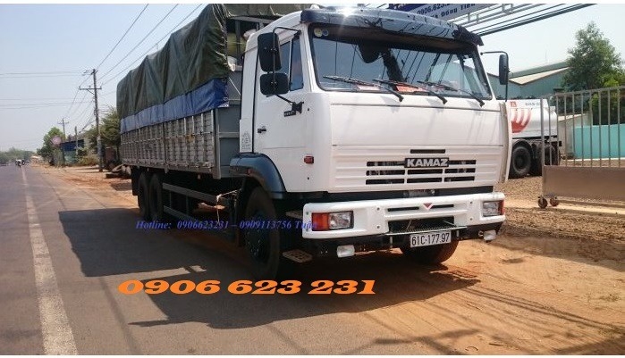 Bán xe tải Kamaz 15 tấn thùng 7m8 / Bán xe Kamaz 3 giò nhập khẩu