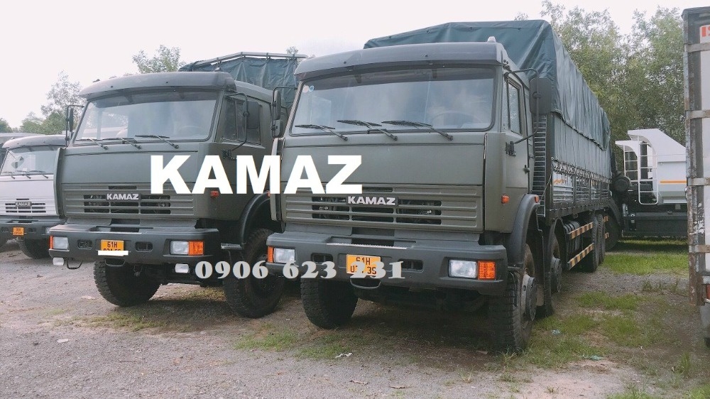 Tải thùng Kamaz 6540 thùng dài 9m/ Tải thùng Kamaz 4 giò nhập khẩu [Trả góp]
