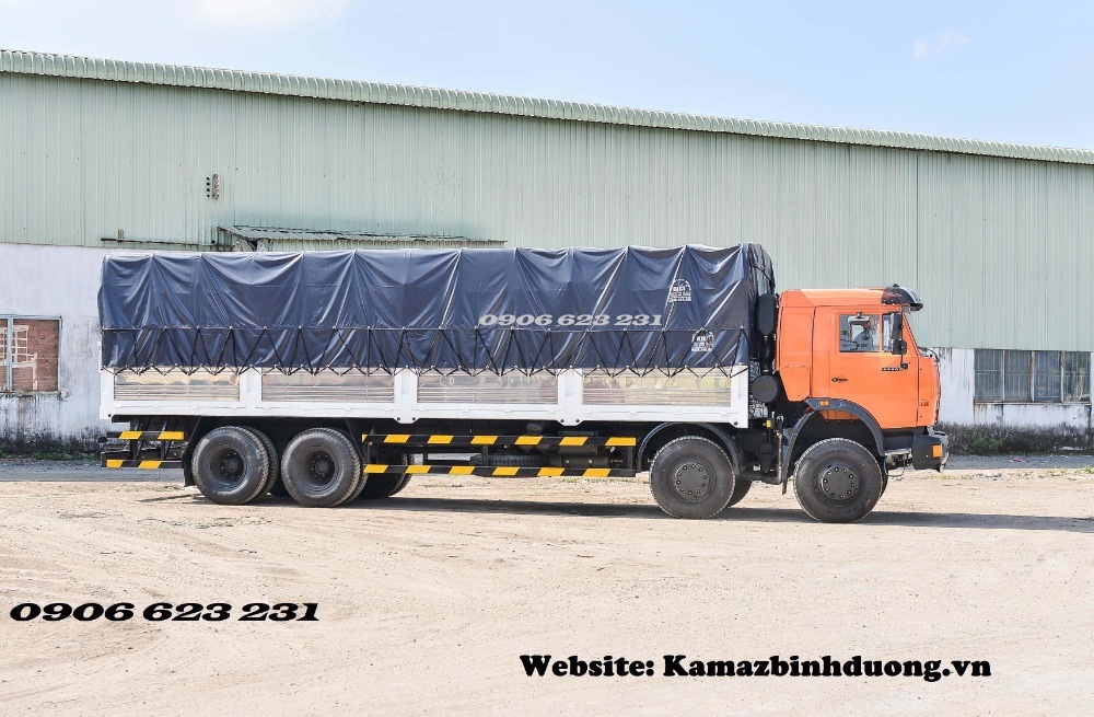Xe tải thùng 6540 (8x4) 30 tấn tại Bình Phước | Kamaz 6540 thùng 9m #Kamaz6540thung