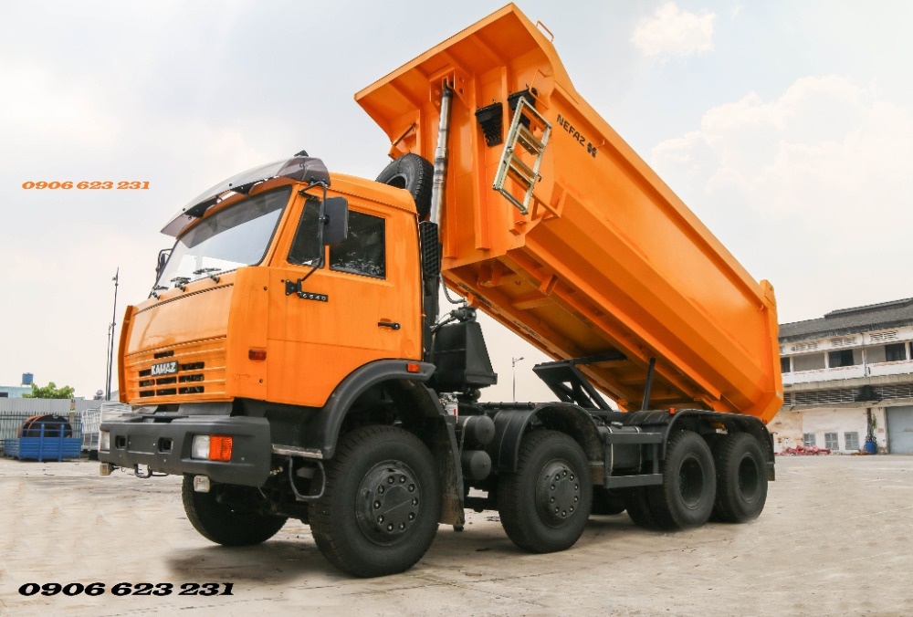 Bán xe ben Kamaz 4 giò 15m3 nhập khẩu