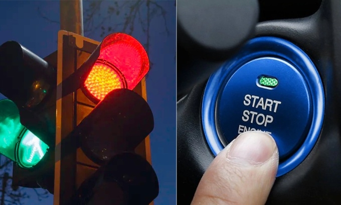 Dừng đèn đỏ, tắt máy 10 giây sẽ tiết kiệm xăng