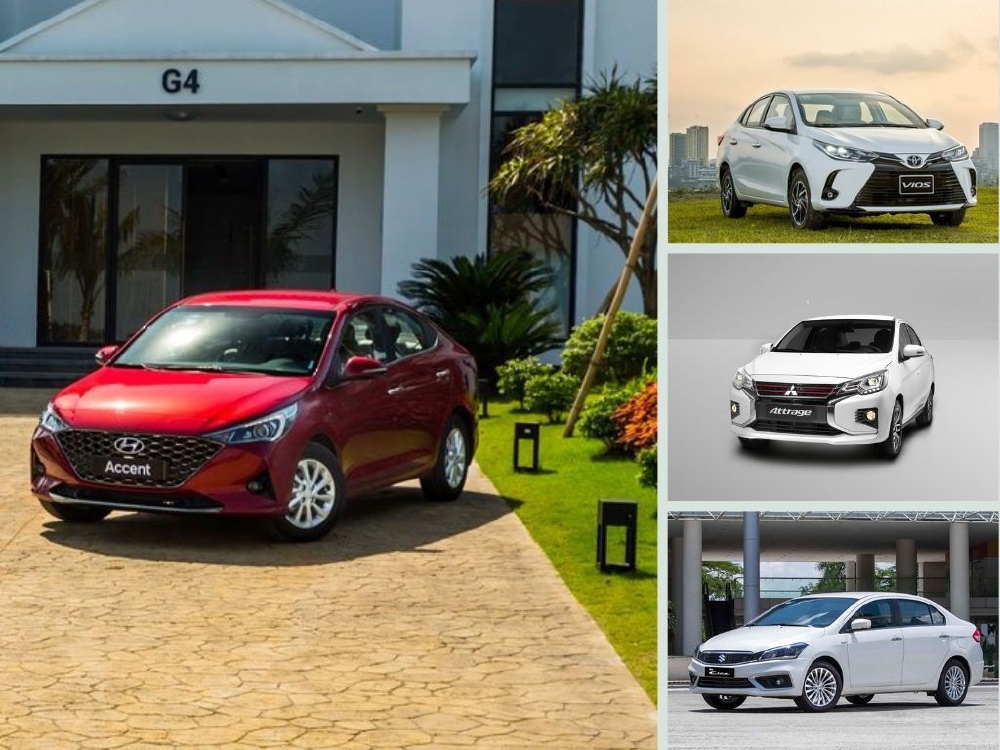 Doanh số sedan hạng B tháng 2/2023 tại Việt Nam: Hyundai Accent bỏ xa các đối thủ