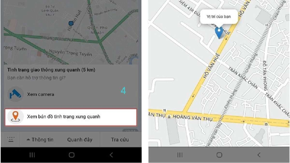 Cách xem camera giao thông TPHCM trên Zalo app