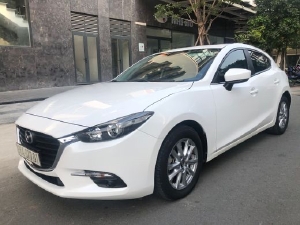 Mazda 3 HB 2018 , trắng ngọc trinh , xe ô tô cũ đã qua sử dụng 