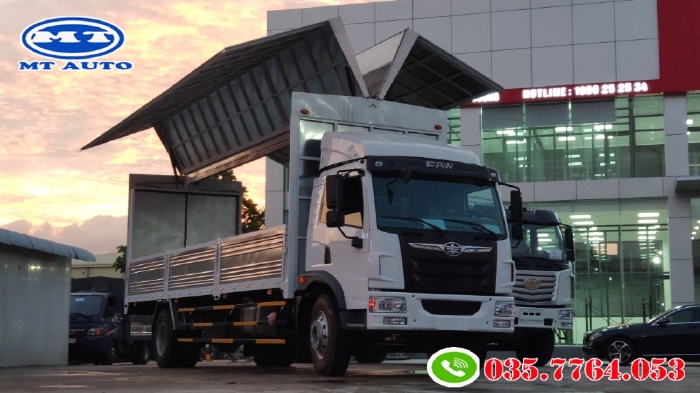Xe tải 9 tấn thùng 9m7 nhập khẩu chở pallet, linh kiện điện tử, mốp xốp