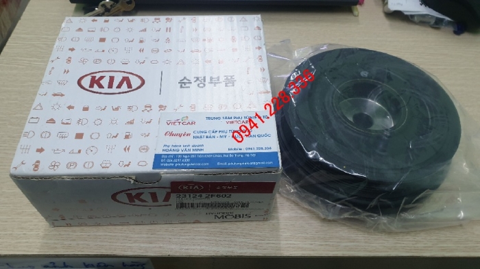 231242F602 Puly đầu trục cơ 6PK Santafe, Sorento