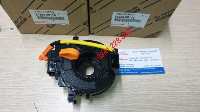 84306-0D120 CÁP CÒI TÚI KHÍ TOYOTA FORTUNER , VIOS, YARIS