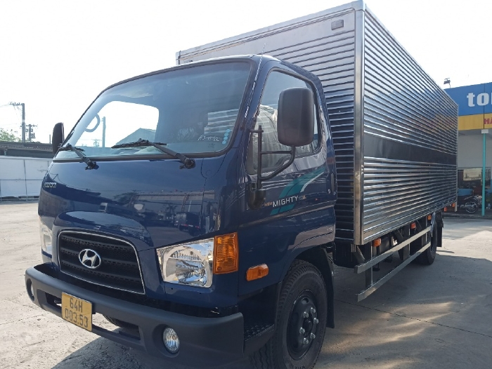 HYUNDAI NEW MIGHTY 110SL - Thùng kín full Inox chở hải sản
