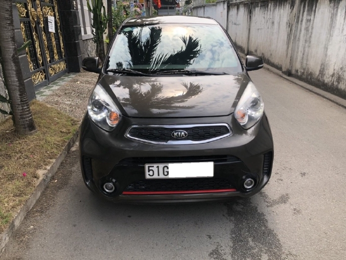Mình bán Kia Morning 2017, sô sàn, bản Full Si, màu xám