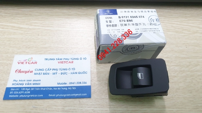 61316945874 Công tắc lên kính X5 E70, X6 E71, 3 Series E90
