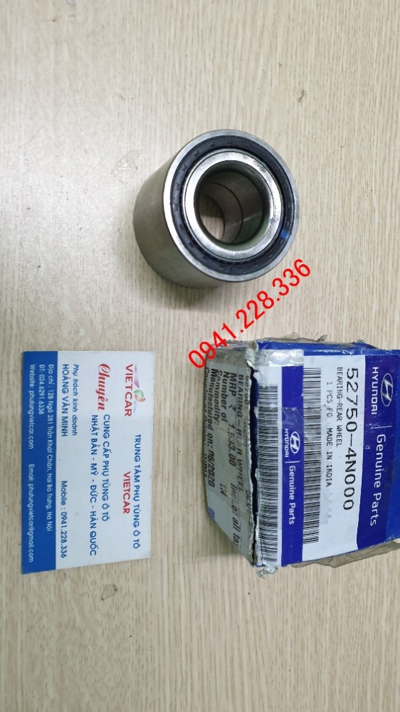 527504N000 Vòng bi (bạc đạn) moay ơ sau Hyundai Eon