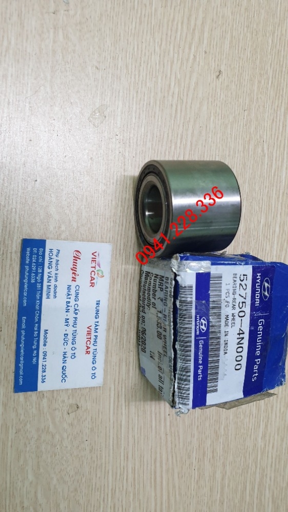 527504N000 Vòng bi (bạc đạn) moay ơ sau Hyundai Eon