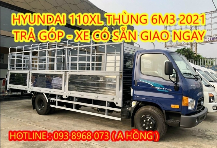 Giá Xe Tải Hyundai 110XL 7 Tấn Mui Bạt 6M3  - Mighty 110XL 6M3 2021