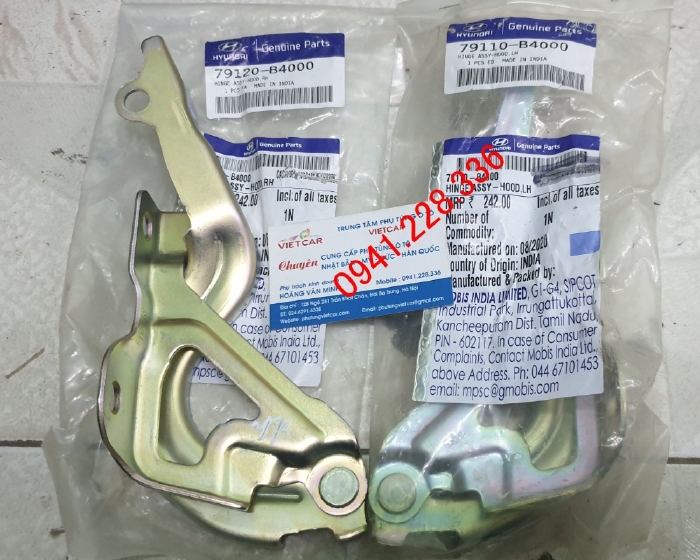 79110B4000 79120B4000 Bản lề nắp ca pô Hyundai i10