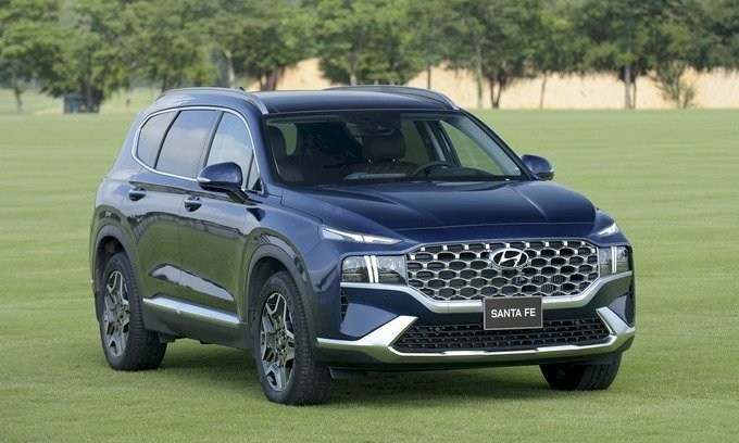 Thiết kế Hyundai Santa Fe 2021. Ảnh: TC Motor