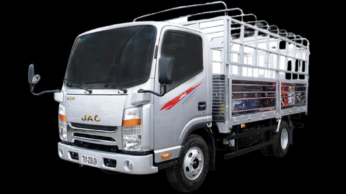 xe JAC 3,5 tấn thùng dài 4m3 động cơ ISUZU giá rẻ tại Bình Dương