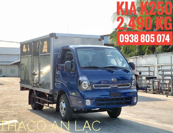 Xe tải Kia K250 - Động cơ Hyundai - Tải trọng 2,4 tấn