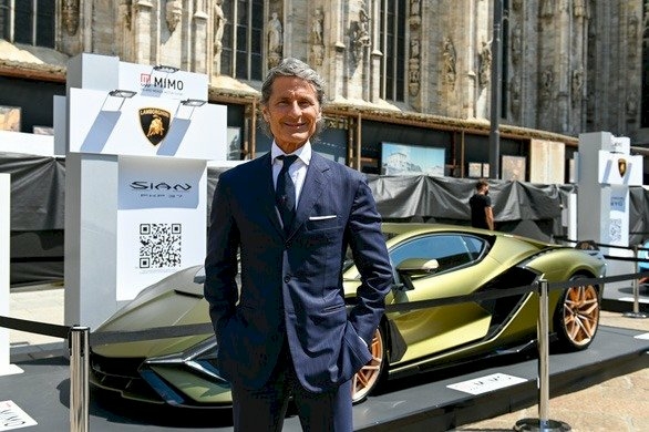 Ông Stephan Winkelmann tại triển lãm xe hơi Milano Monza Motor Show ở thành phố Milan, Ý, ngày 10-6 - Ảnh: BLOOMBERG