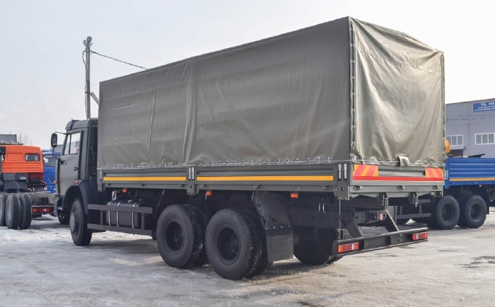 Tải thùng Kamaz 15 tấn nhập khẩu thùng 6m3 & 7m1 / Tải thùng 3 chân Kamaz NGa
