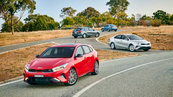 KIA Cerato 2022 tại thị trường Úc đa dạng lựa chọn sedan hoặc hatchback