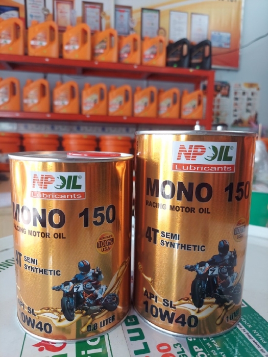 Dầu Động Cơ Xe Gắn Máy 4t - Mono 150 0.8l/1l