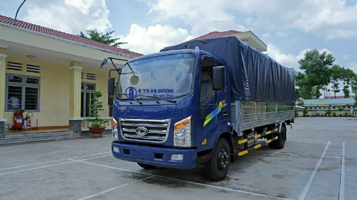 Xe TERA345 tải 3.4 tấn, máu ISUZU, thùng dài 6m2 chuyên gia vận chuyển hàng quá khổ