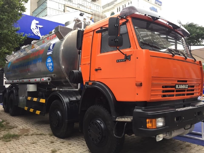 Xăng dầu 25m3 bồn nhôm kamaz