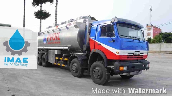 Xăng dầu 25m3 bồn nhôm kamaz